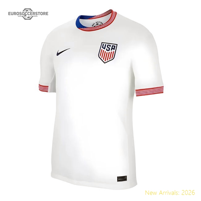 Premium 2024-2025 Usmnt Home Dri-fit Adv Shirt - North American Power