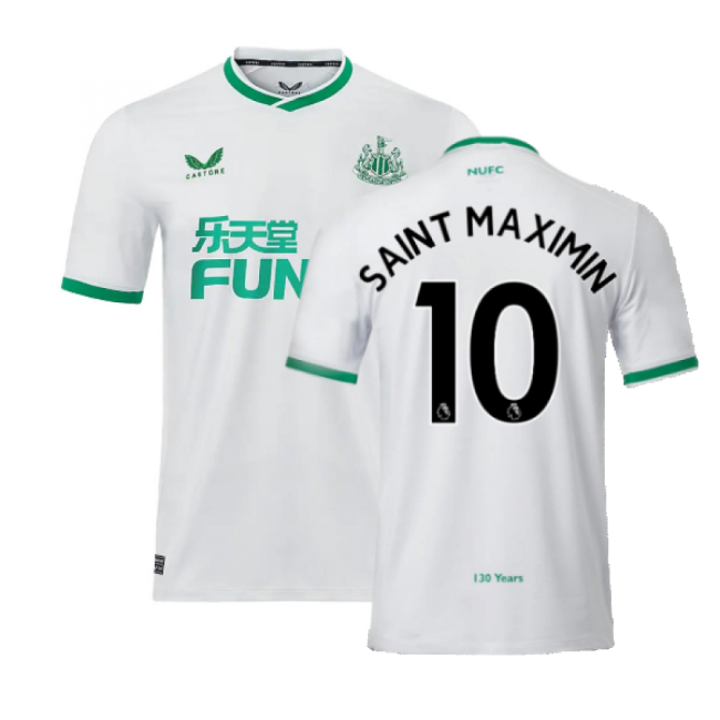 Newcastle 2022-20 Third Soccer Kit SAINT MAXIMIN Printing L M S