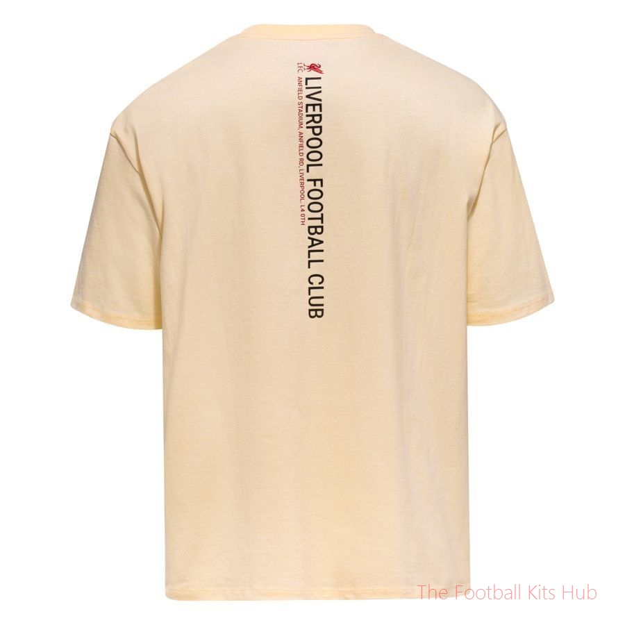 Men Liverpool T-Shirt Oversized - Cream