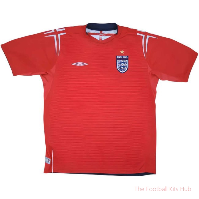 England 2004-06 Away Umbro Shirt (XXL) (Excellent) (Vassell 23)