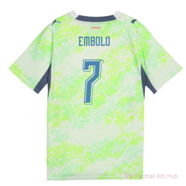 2026-2027 Switzerland Away Shirt (Kids) (Embolo 7)
