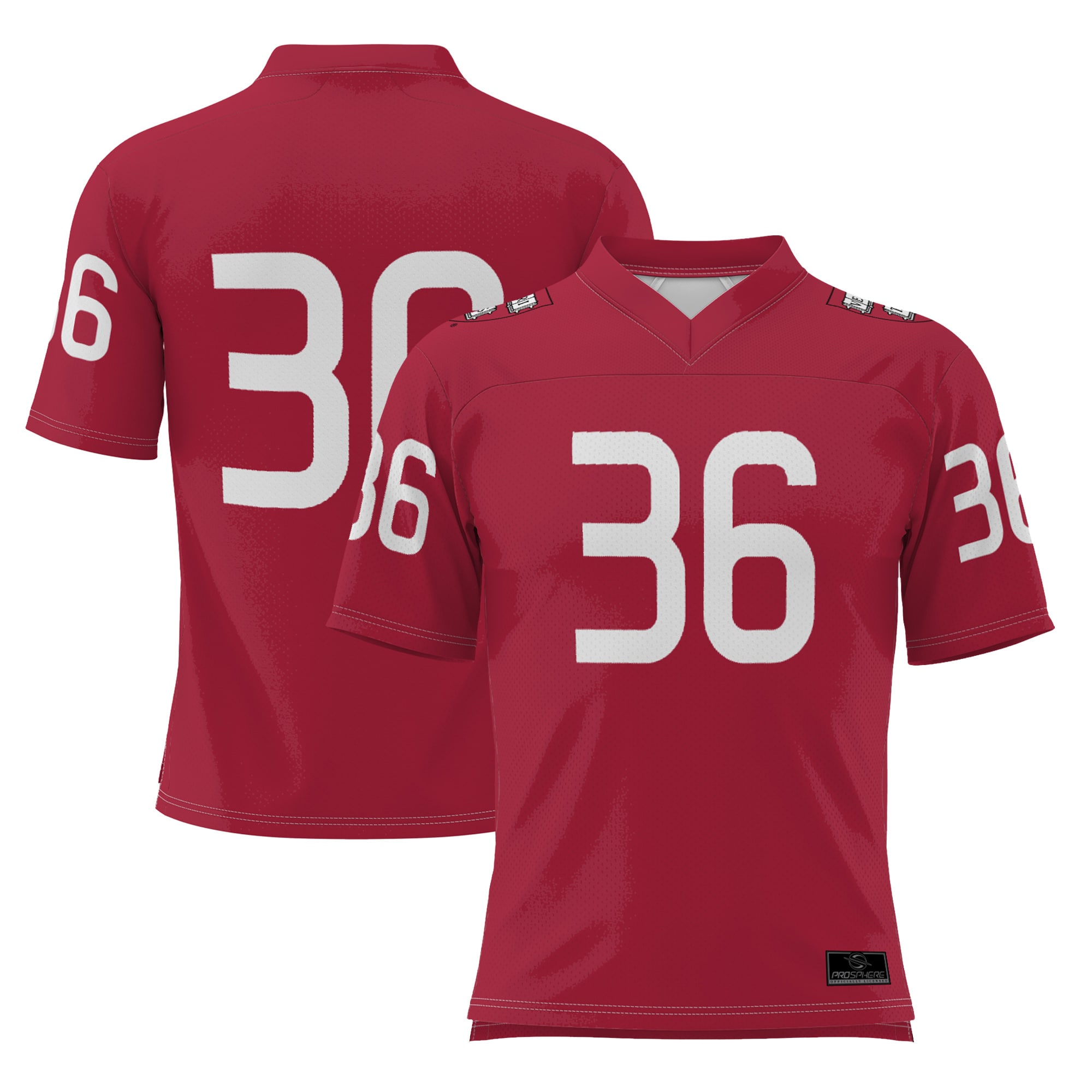 #36 Harvard Crimson GameDay Greats Youth Football Jersey - Crimson