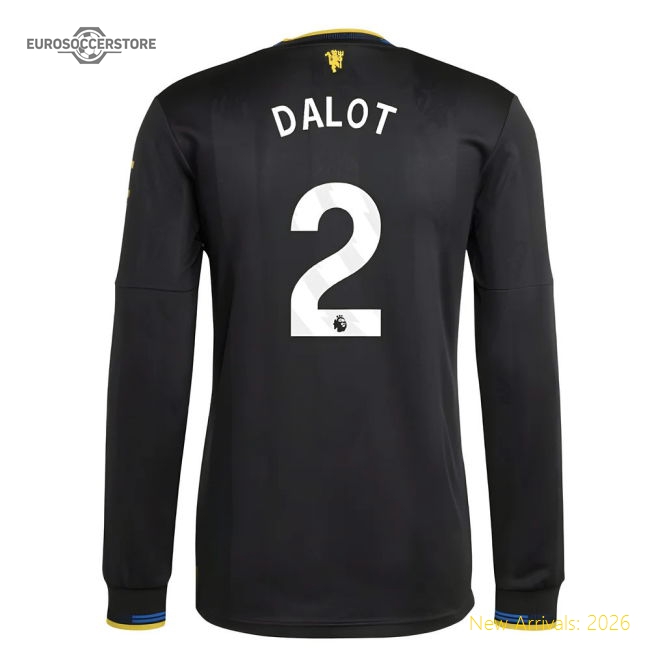 2025-2026 Man Utd Long Sleeve Third Top (Dalot 2) In Multiple Youth