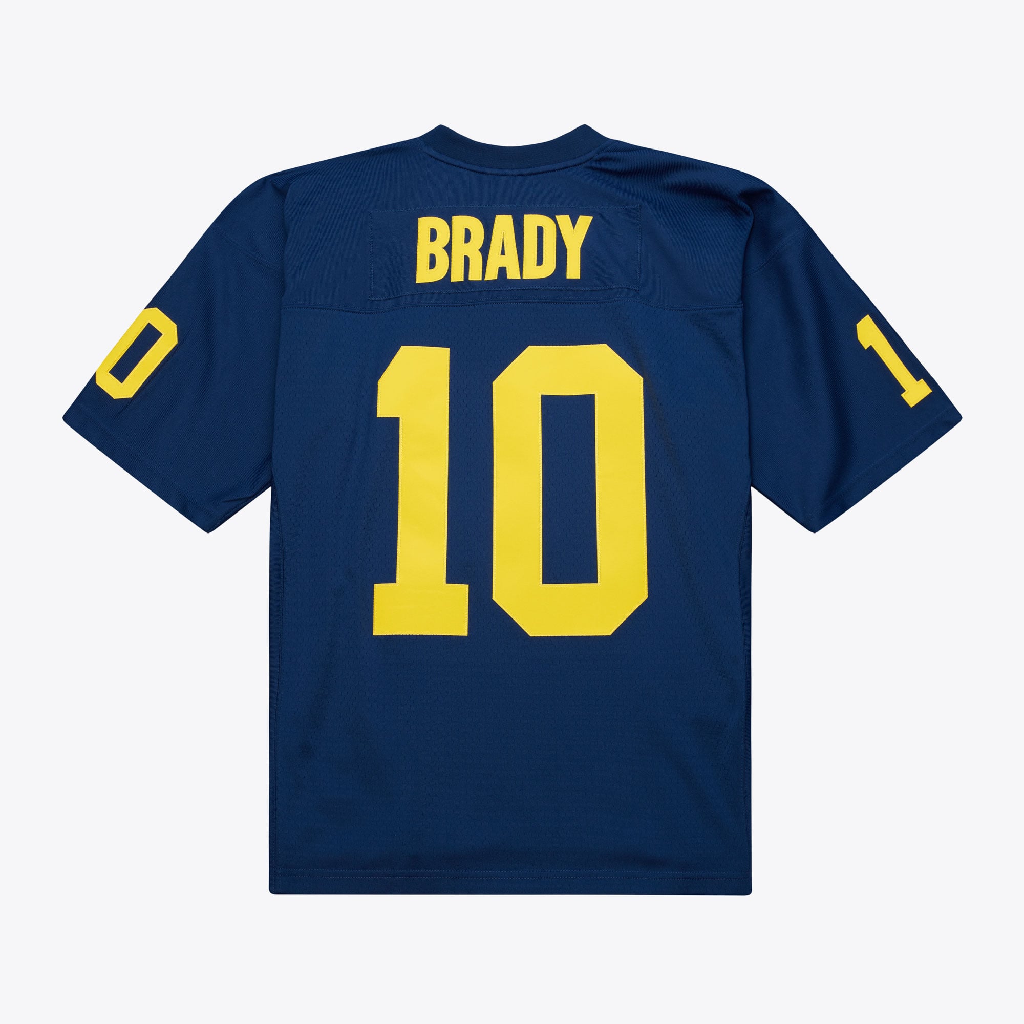 Tom Brady Michigan Wolverines Mitchell & Ness 1999 College Vault Jersey - Navy
