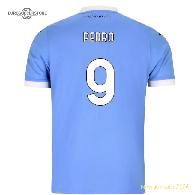 Lazio Home Kit 2025-2026 Supporter Wear Jersey Stadium Approved
