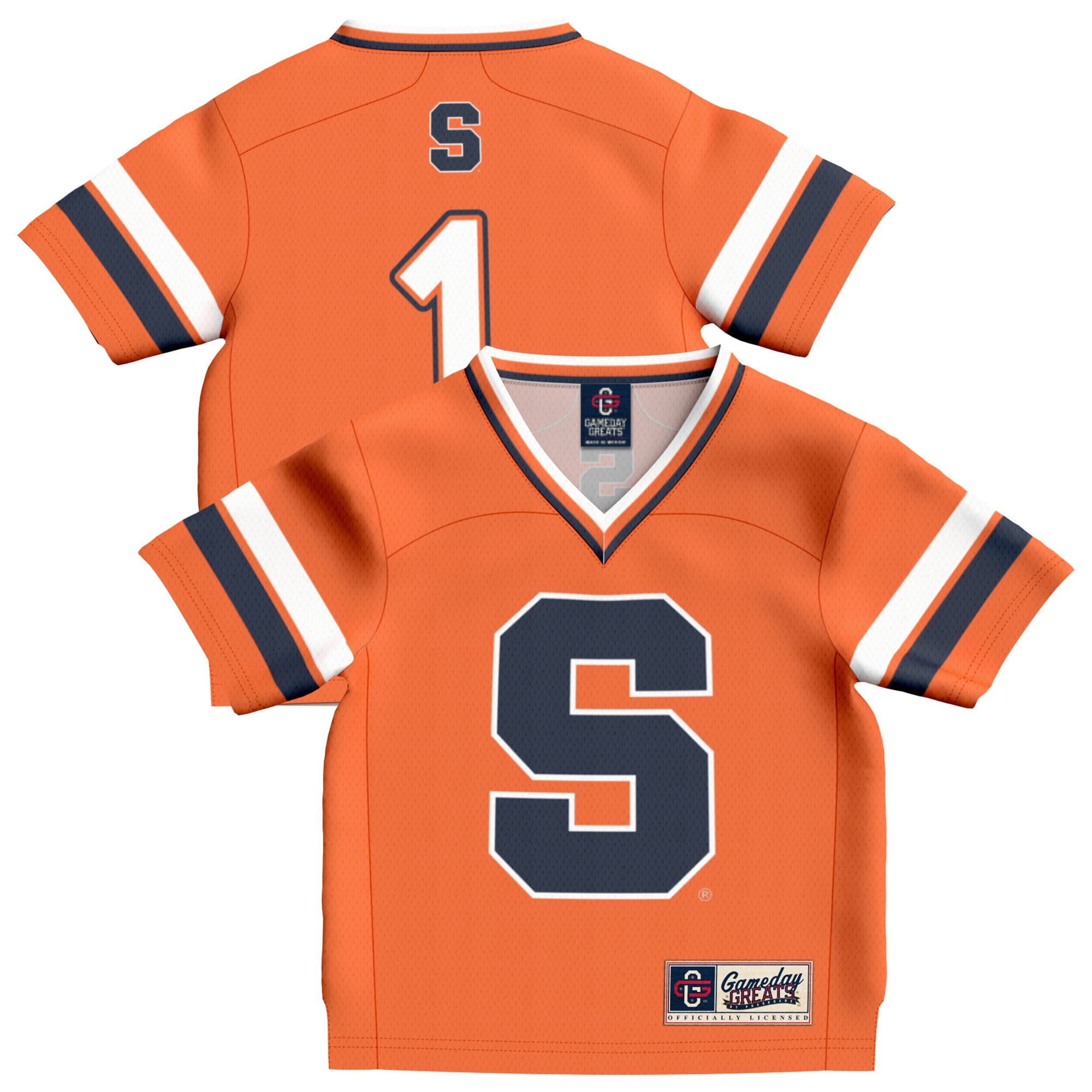 #1 Syracuse Orange GameDay Greats Infant Lightweight Collegiate Football Fashion Jersey - Orange