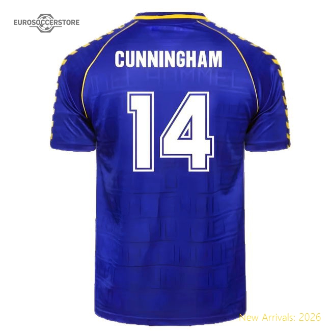 Top-grade 1988 Wimbledon Hummel Retro Home Shirt (cunningham 14)