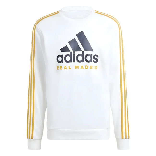 2023-2024 Real Madrid DNA Sweat Top (White)
