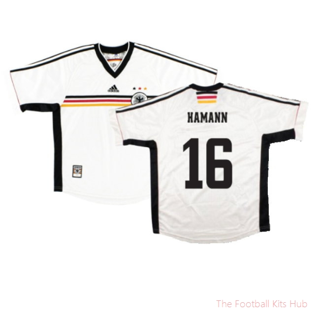 Germany 1998-00 Home Shirt (Very Good) (Hamann 16)