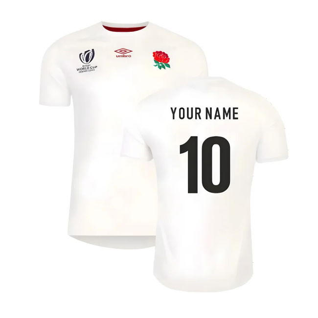 England RWC 2023 Home Rugby Jersey (Kids) (Your Name)