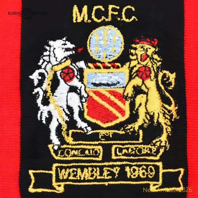 Manchester City 1969 FA Cup Final Kids Retro Football Shirt