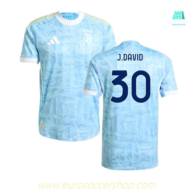 2025-2026 Juventus Authentic Away Shirt (J.David 30)