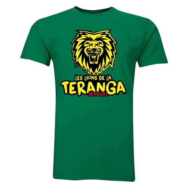 Fan-Favorite Senegal Les Lions De La Teranga T-Shirt (Green) - Kids