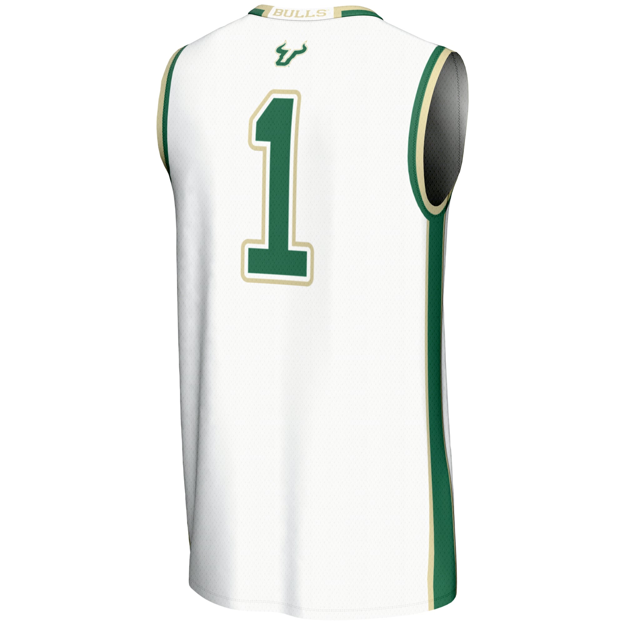#1 South Florida Bulls GameDay Greats Youth Lightweight Basketball Jersey - White