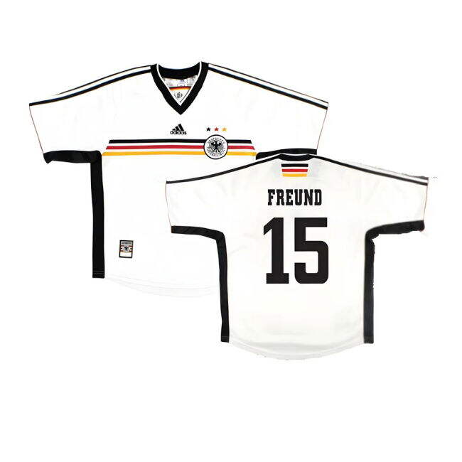 Exquisite Germany 1998-00 Home Shirt ((Very Good) L) (Freund 15) Elegant