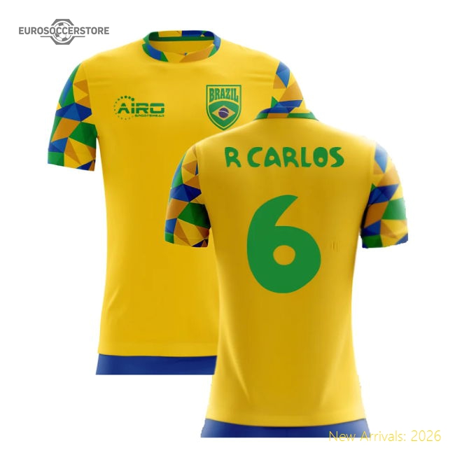 Non-toxic Football Team Kids Jersey R Carlos 2025-2026 Climacool