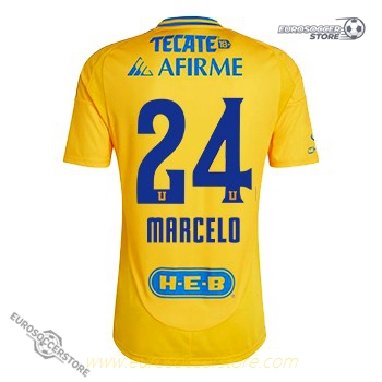 Tigres UANL 24-25 Season Home MARCELO 24 Jersey
