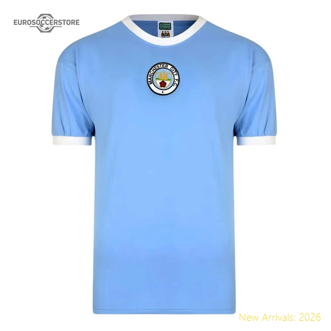 City Manchester 1972 Retro Football Top English Football Collection