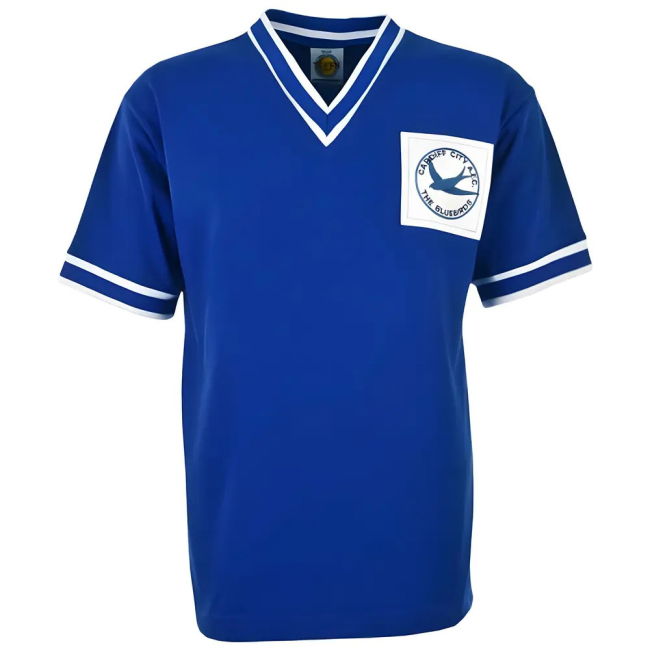 Cardiff City 1959-1960 Retro Football Top