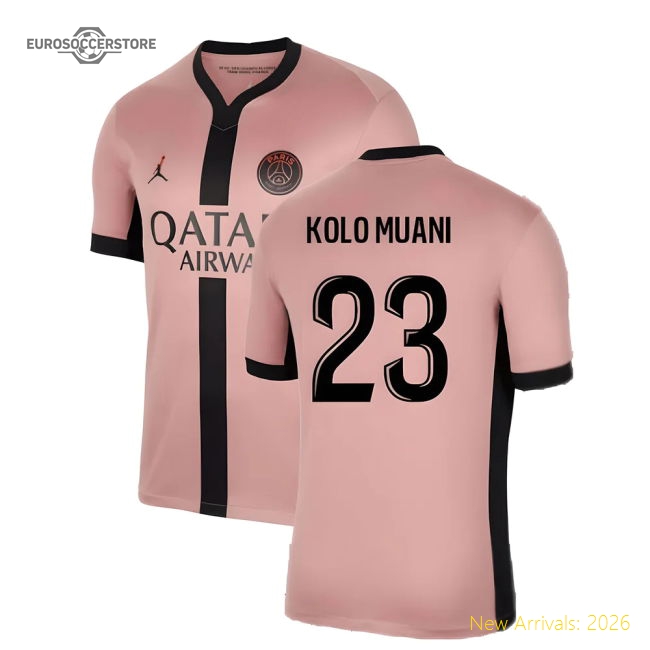 Premium Trending 2024-2025 Psg Third Shirt (Kolo Muani 23)