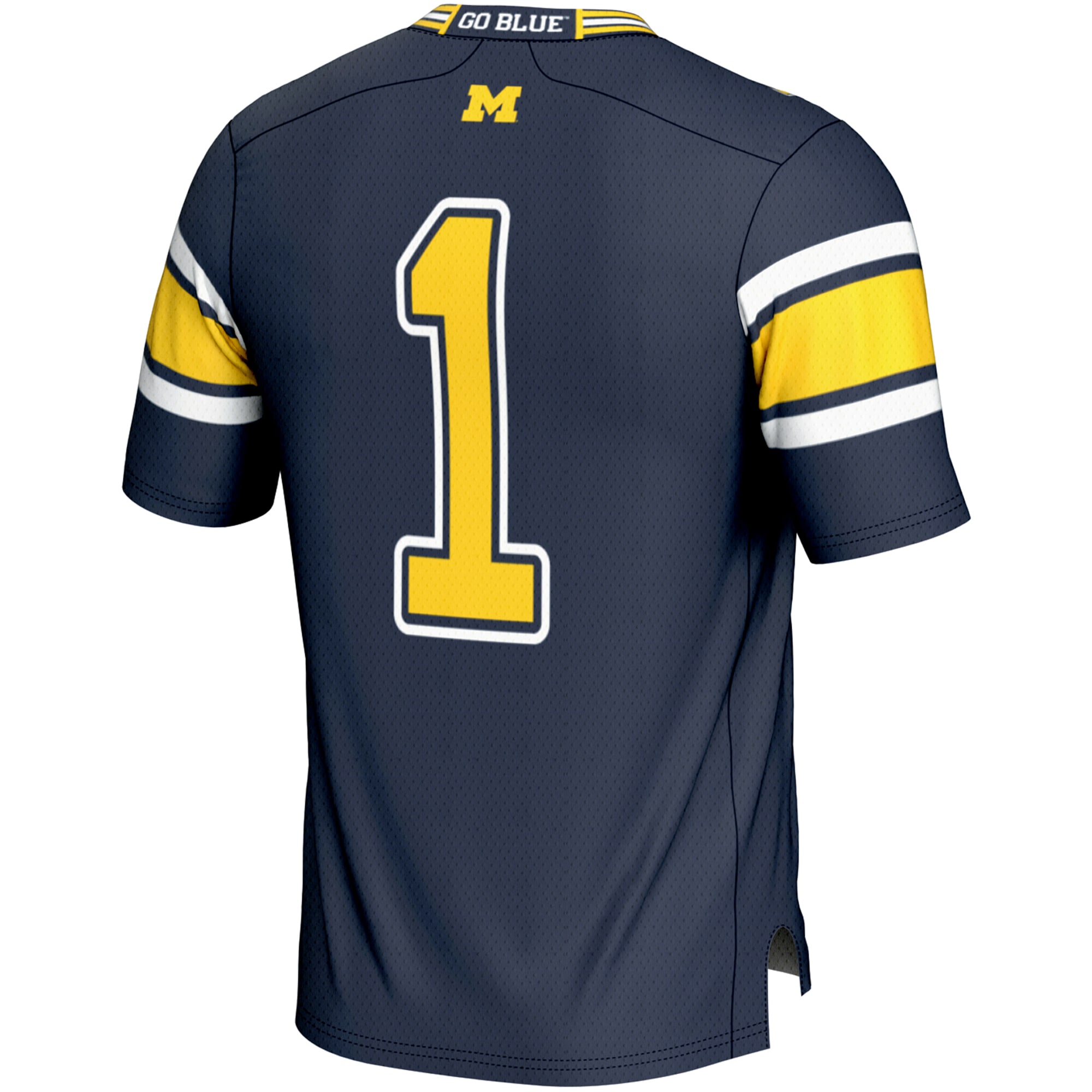 #1 Michigan Wolverines GameDay Greats Youth Football Jersey - Navy