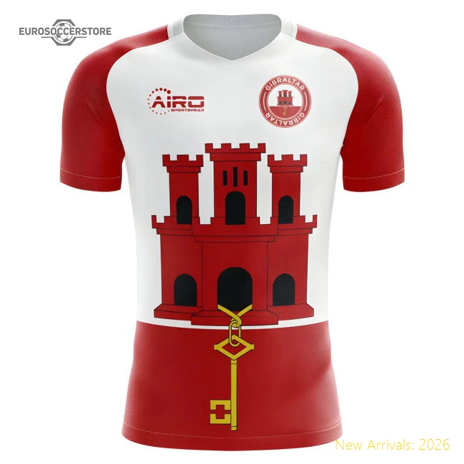 2025-2026 Gibraltar Home Fan Version Womens Shirt For Match Day