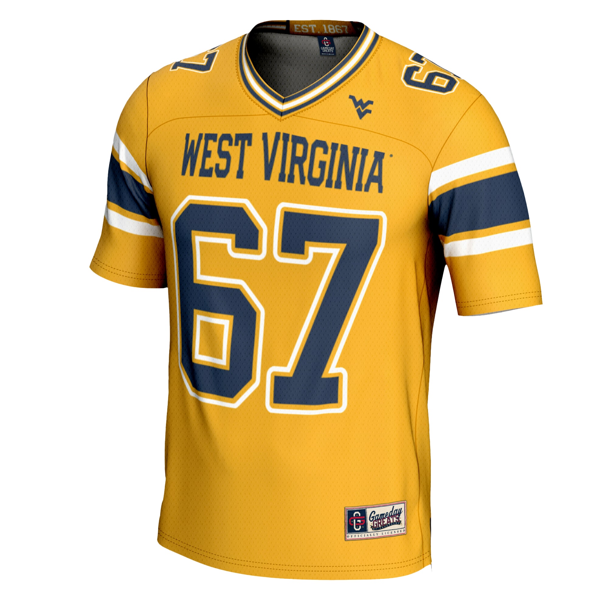 [DDG] West Virginia Mountaineers GameDay Greats Football Jersey - Cardinal