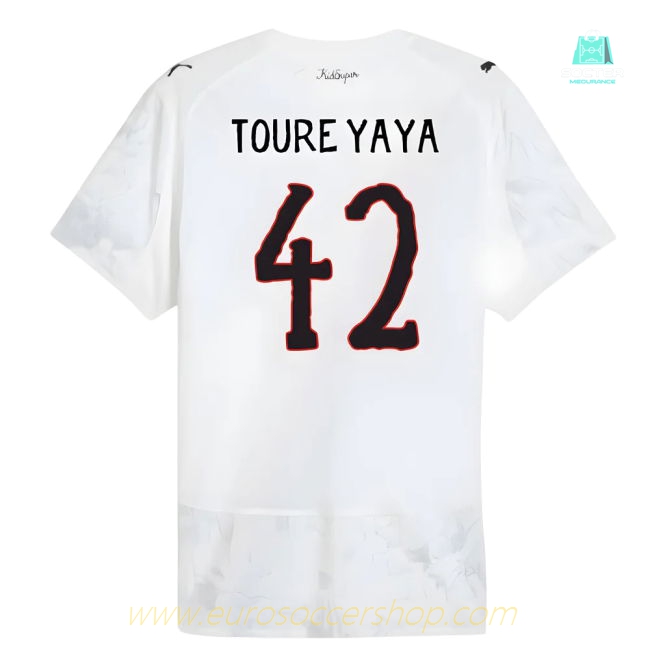 2025-2026 KIDSUPER x Manchester City CWC Authentic Shirt (White) (Toure Yaya 42)