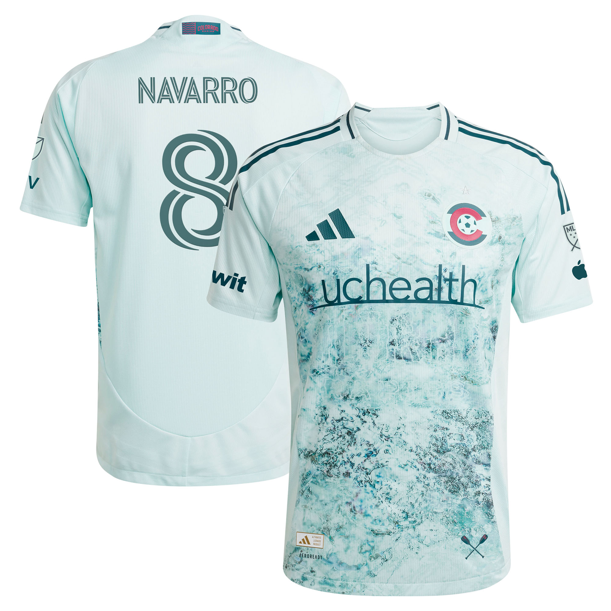 [JED] Youth Rafael Navarro Colorado Rapids 2025 Headwaters On-Field Authentic Jersey - Green
