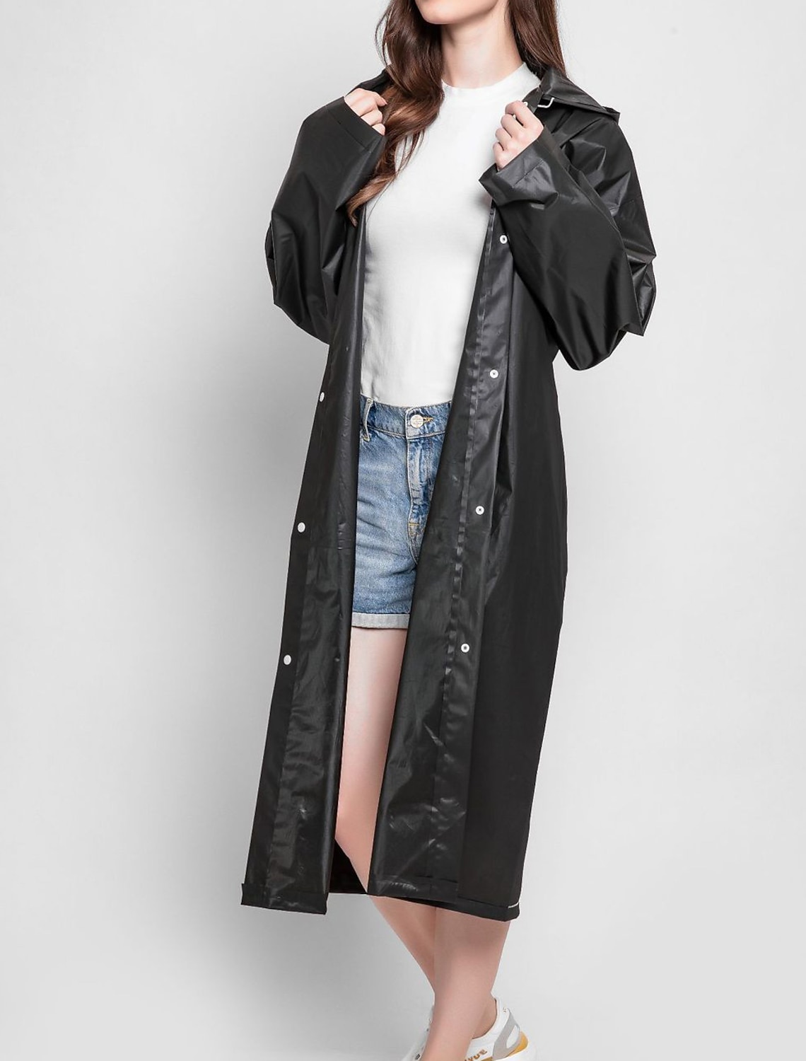 Men's Women's Rain Poncho Waterproof Hiking Jacket Rain Jacket Outdoor Waterproof Windproof Quick Dry Lightweight Hiking Outfits Hiking Clothes Summer Spring Autumn / Fall Raincoat Poncho Top Fishing