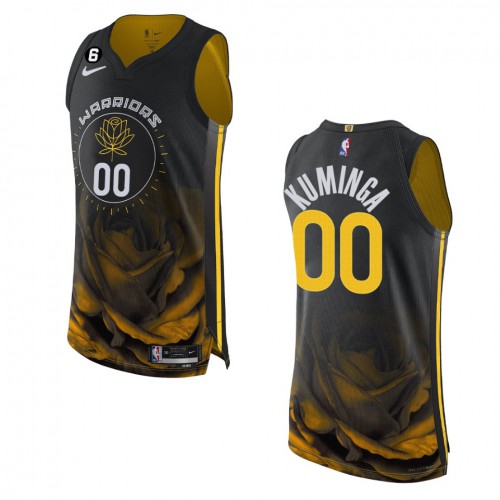 GSW Black Nike S. Warriors #00 NBA Jersey NBA Fan Apparel Basketball Jersey