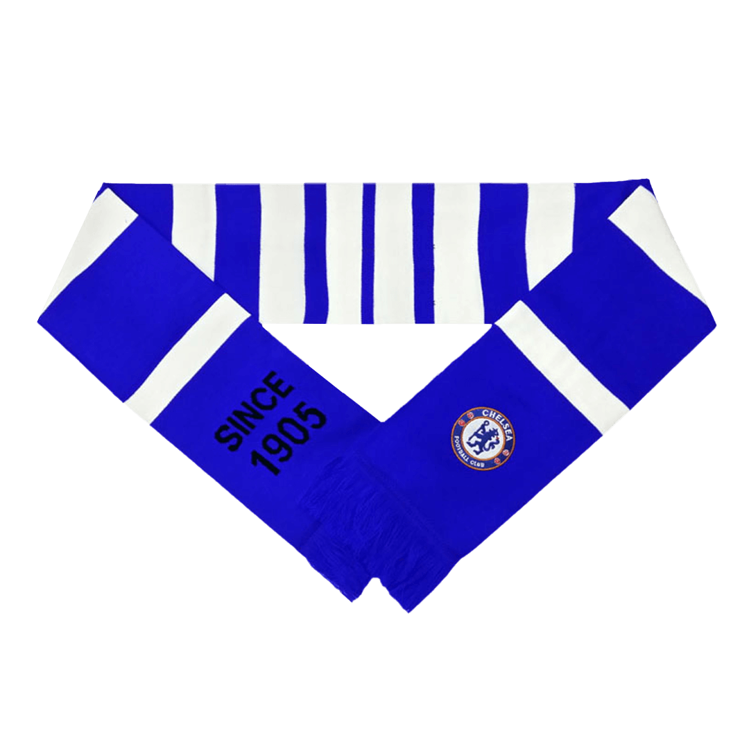 Chelsea Soccer knitting Scarf Blue&White Authentic Kit