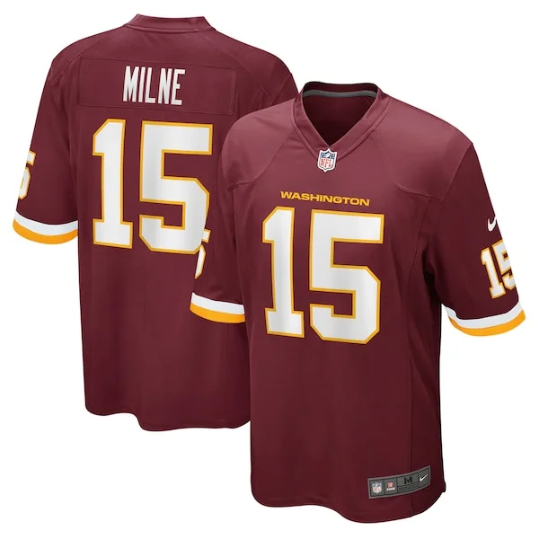 None Game NFL Jersey - Burgundy | Performance Football Apparel