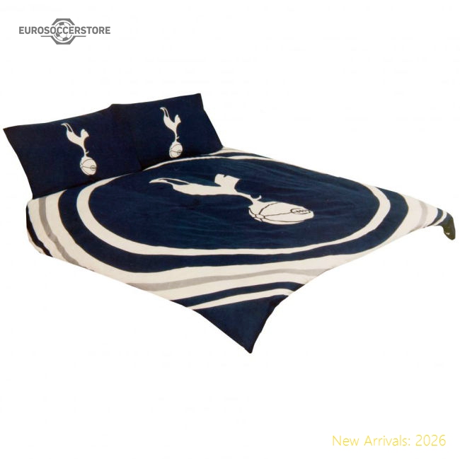 Authentic Tottenham Hotspur Fc Pulse Double Duvet Set - Premium