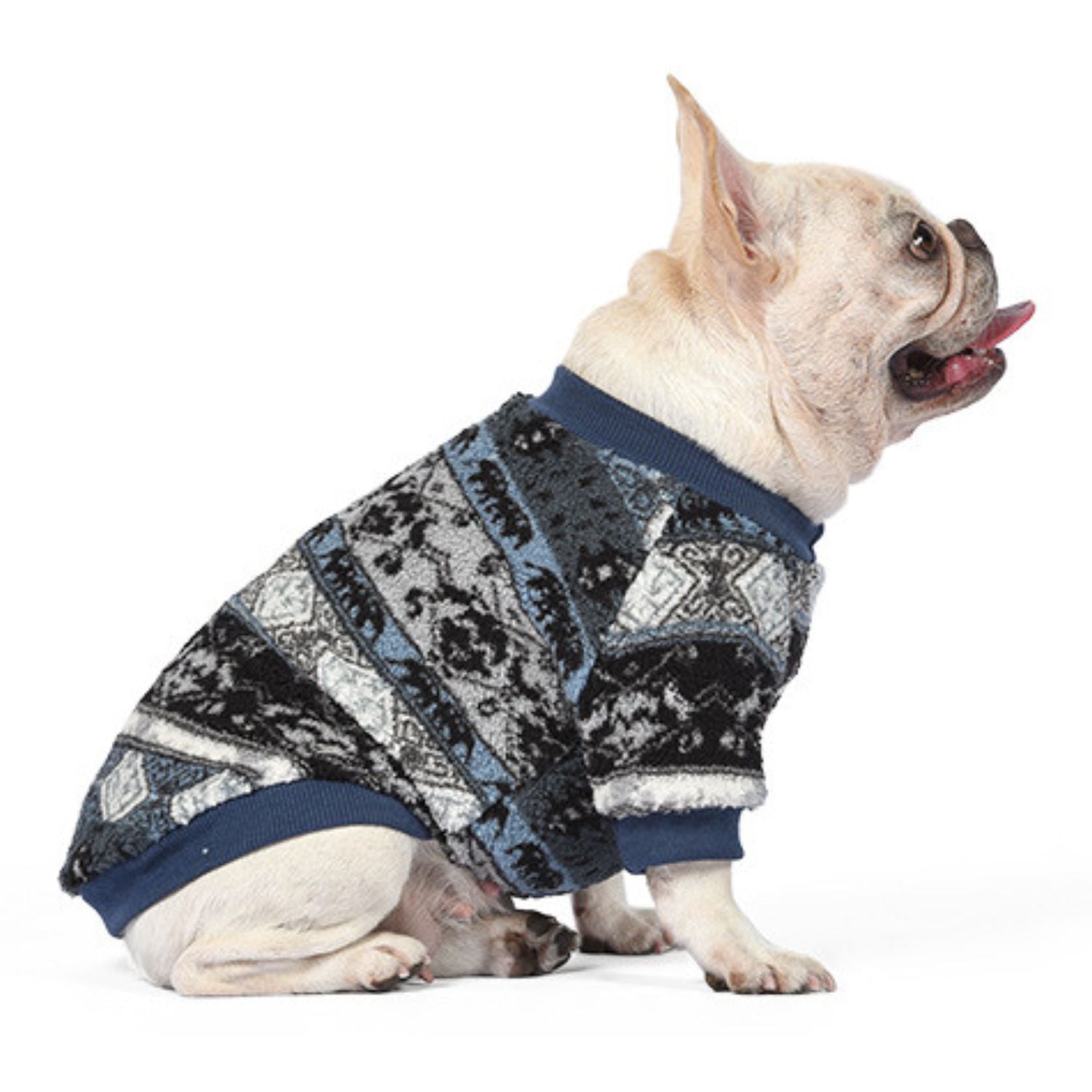 French Bulldog Frenchie Christmas Sweater – Cozy Fleece Dog Vest For