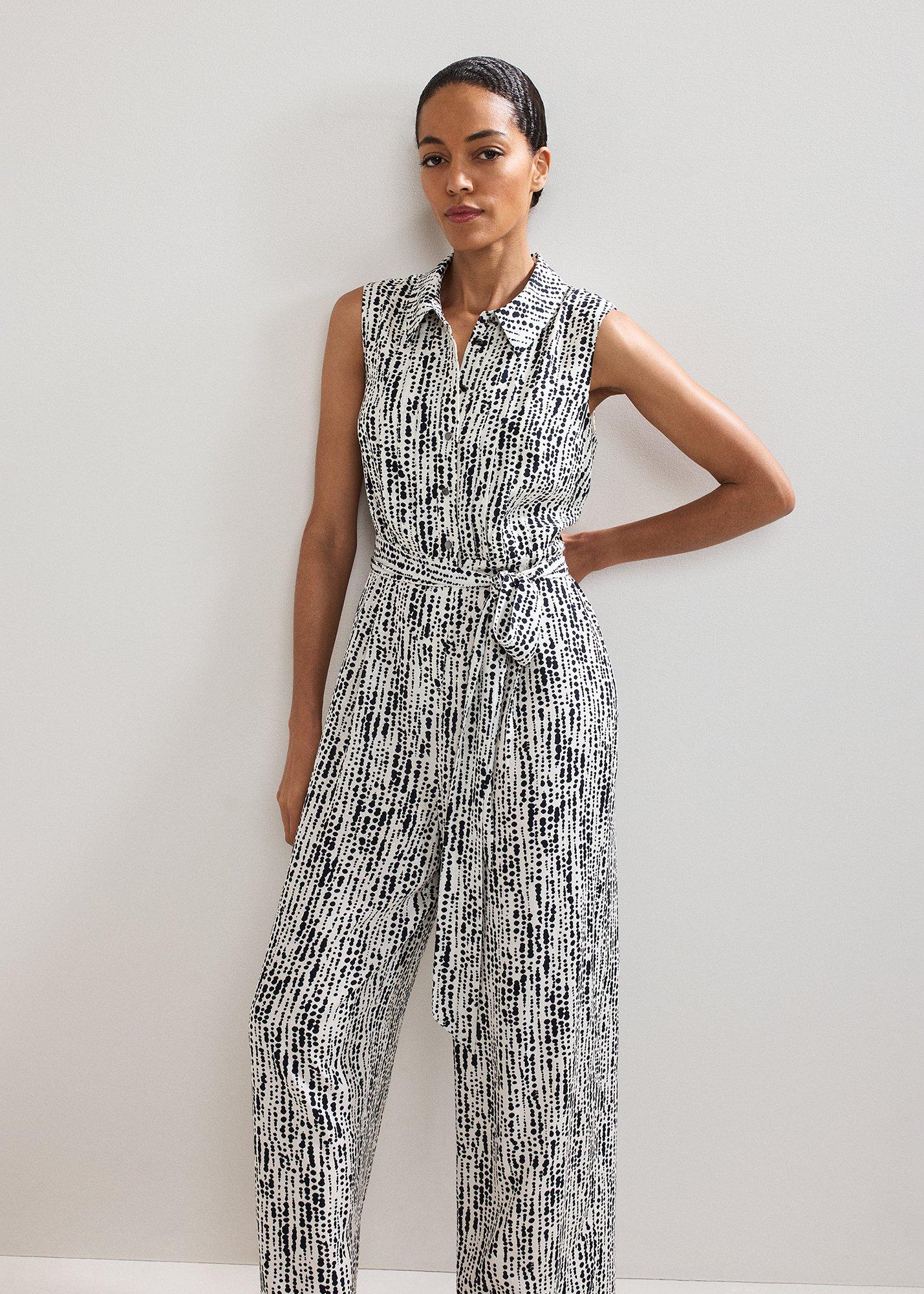 Petite Janine Spot Jumpsuit
