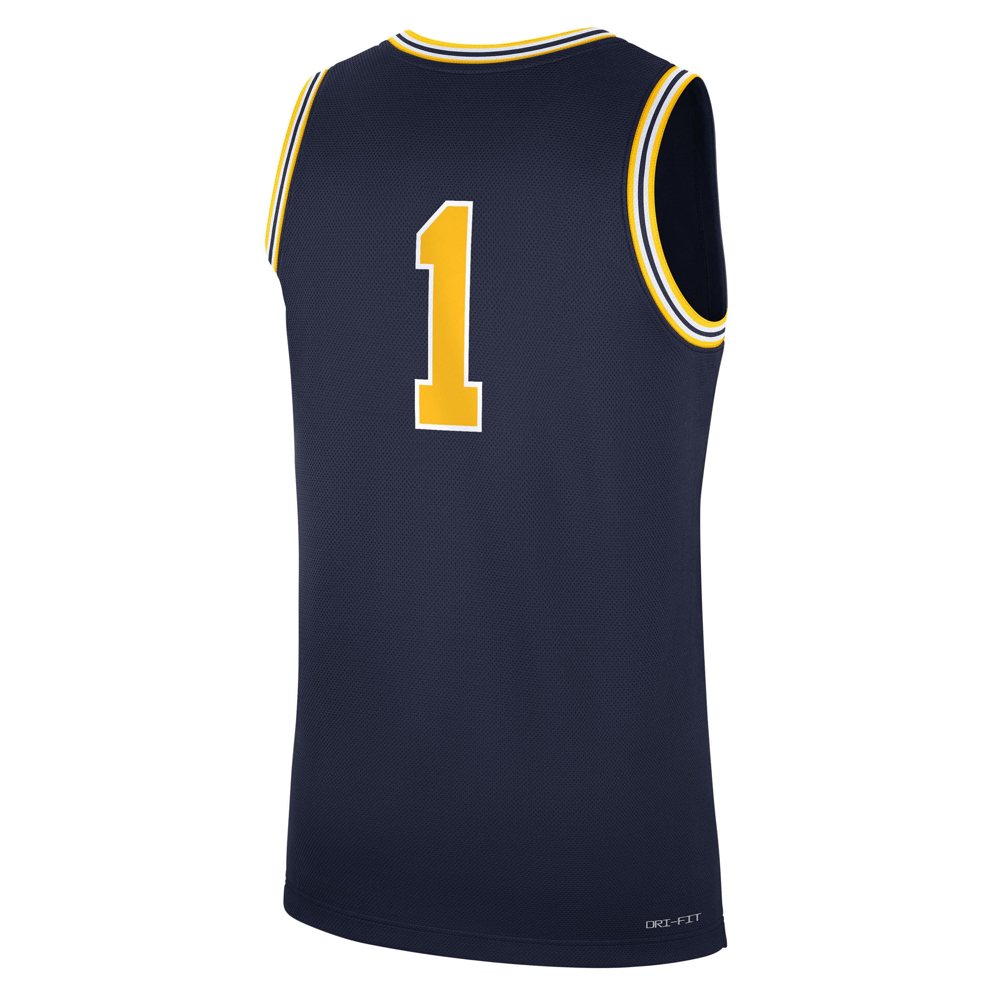 Michigan Wolverines Jordan Brand Road Replica Basketball Jersey - Navy