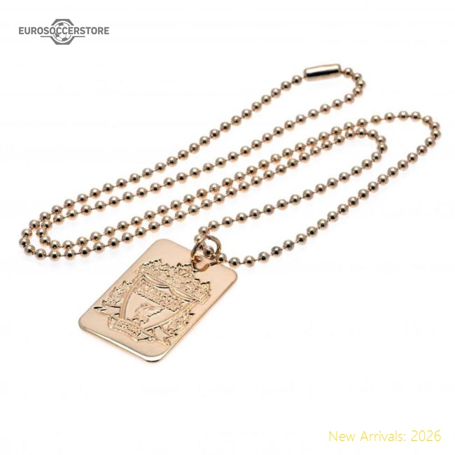 Liverpool FC Gold Plated Dog Tag & Chain