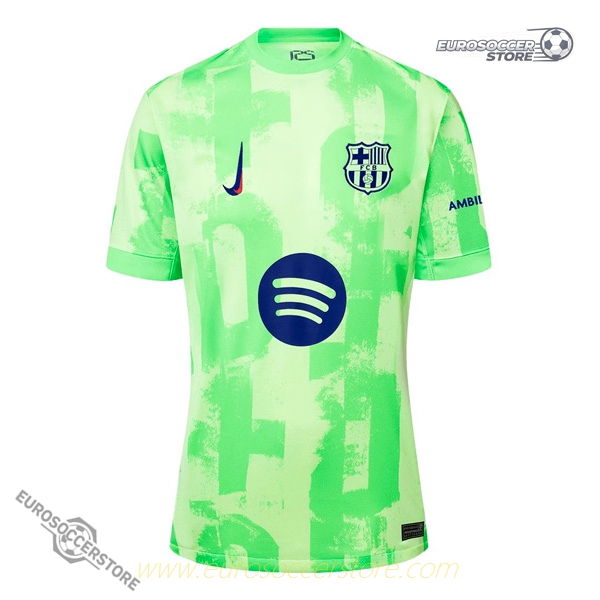 Barcelona's 24-25 Third Jersey Featuring New Spotify Logo