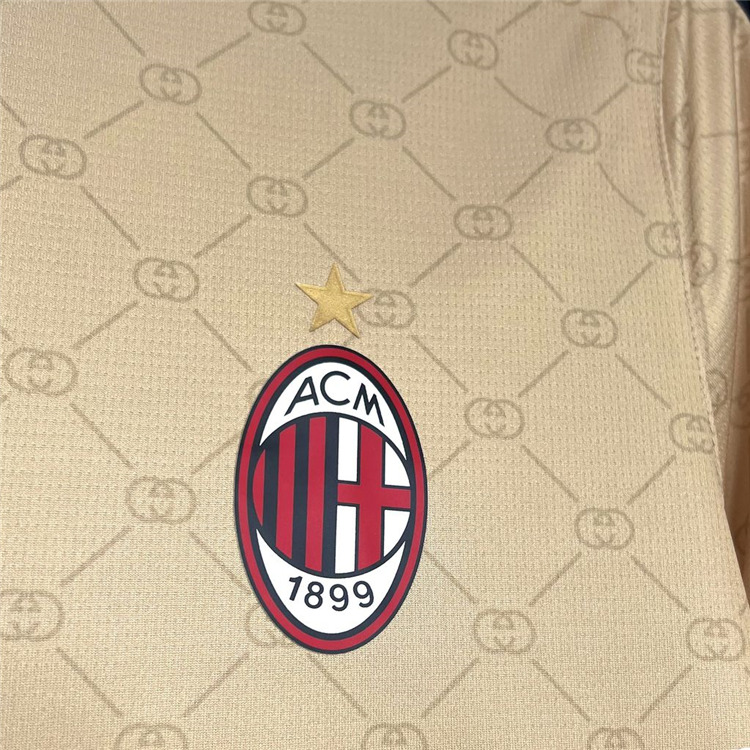 Official Match Quality AC Milan X Gucci Soccer Shirt 2425