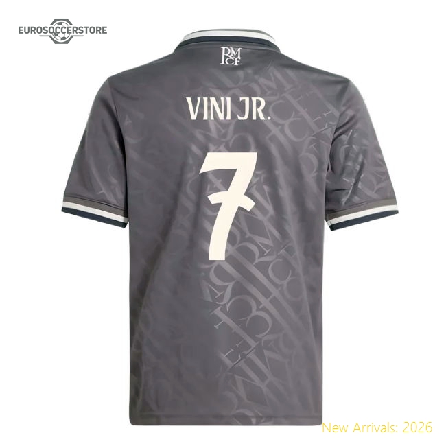 2024-2025 Real Madrid Third Shirt (Kids) (Vini Jr. 7)