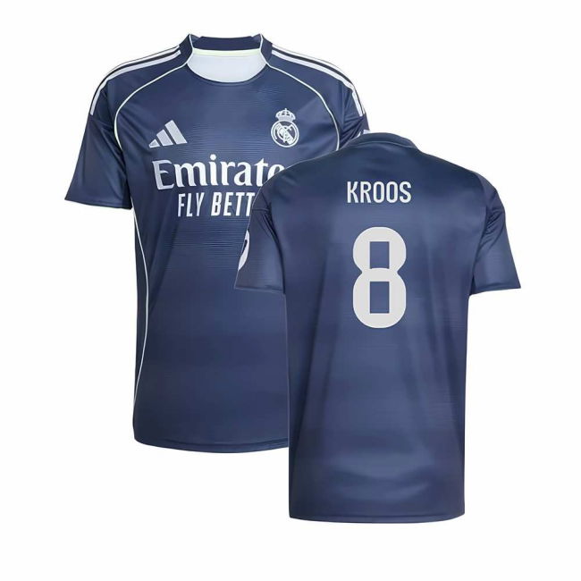 2025-2026 RM Away Football Shirt (Kroos 8) UV Protection