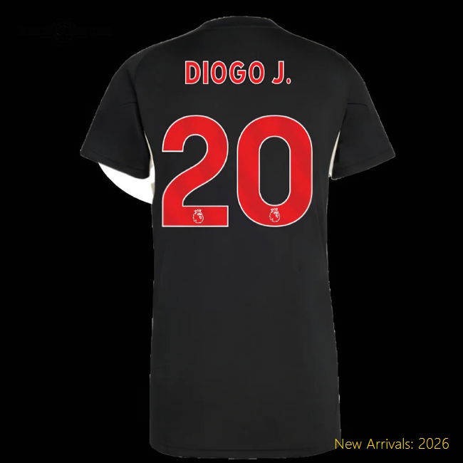 2025-2026 Liverpool Womens Refined Diogo J. Jersey Performance Fabric