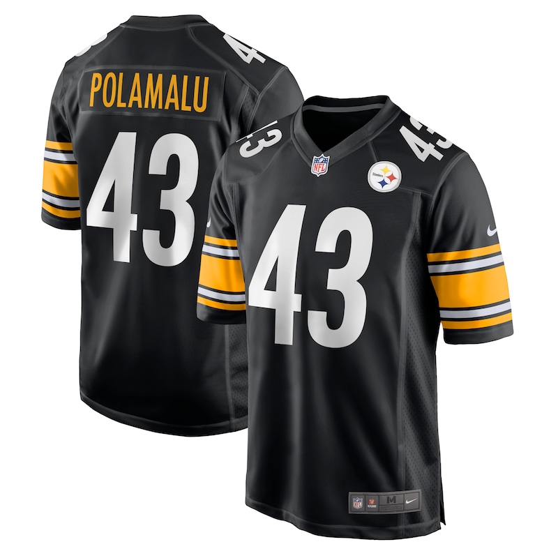 None Troy Polamalu Pittsburgh Steelers Budget-Friendly Authentic Je...