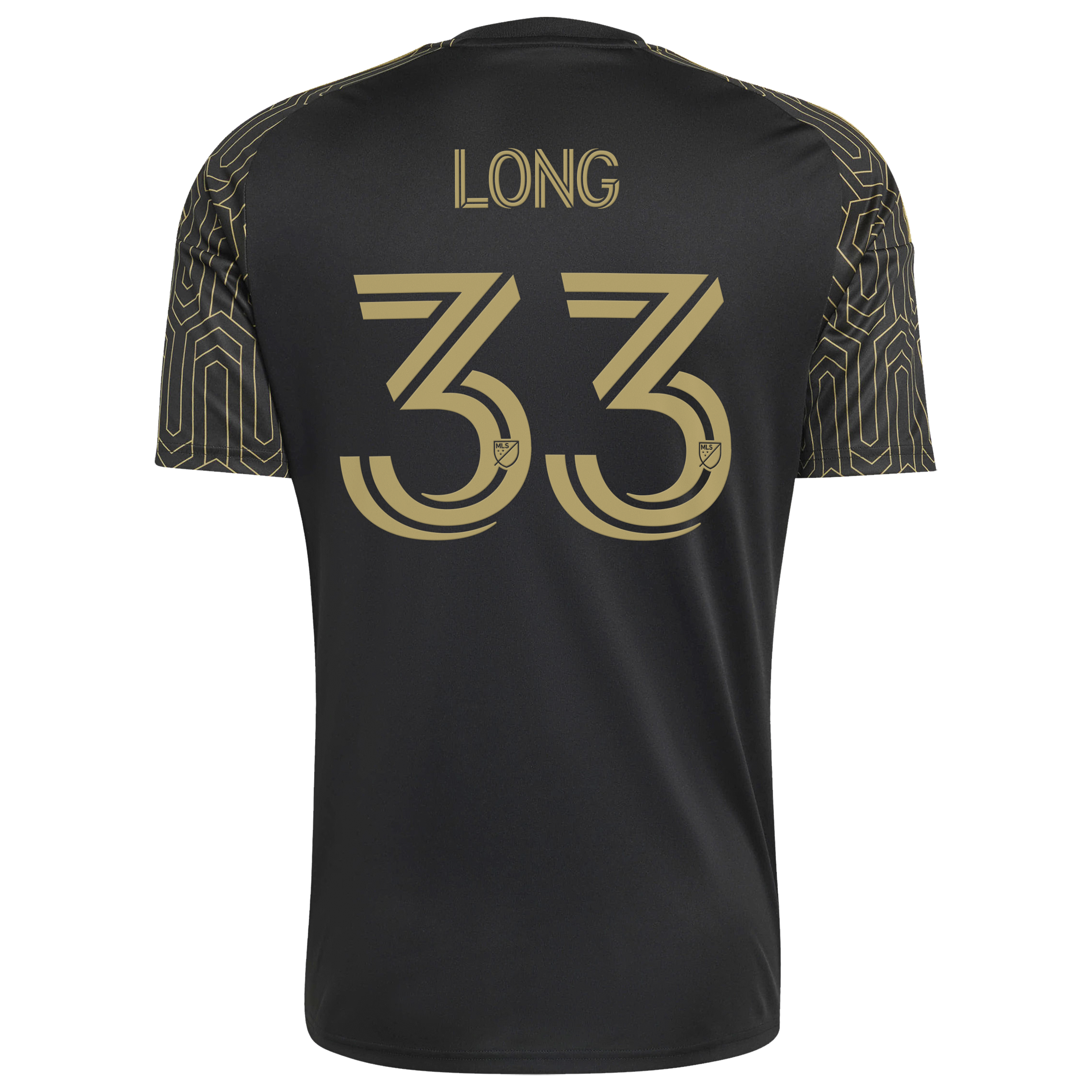 [SJH] Aaron Long LAFC 2026 Primary Kit Replica Jersey - Black