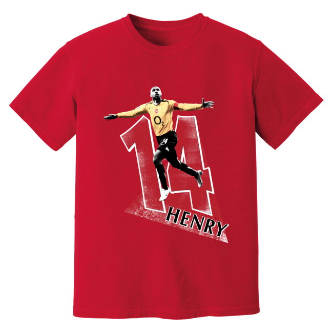 Thierry Henry Arsenal Premier League Legend supporter T-Shirt (Unisex