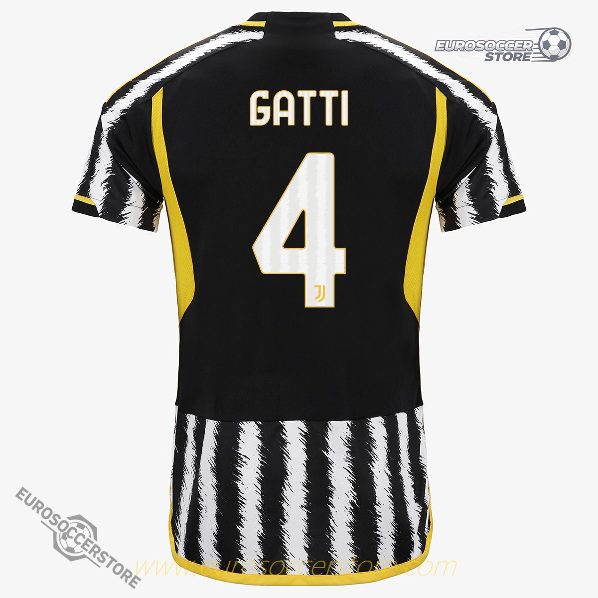 Juventus GATTI 4 Home Jersey for the 23-24 Season