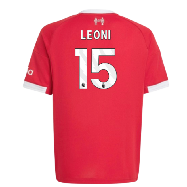 Liverpool Liverpool Home Shirt Kids Leoni #15 Premium Quality Prou...