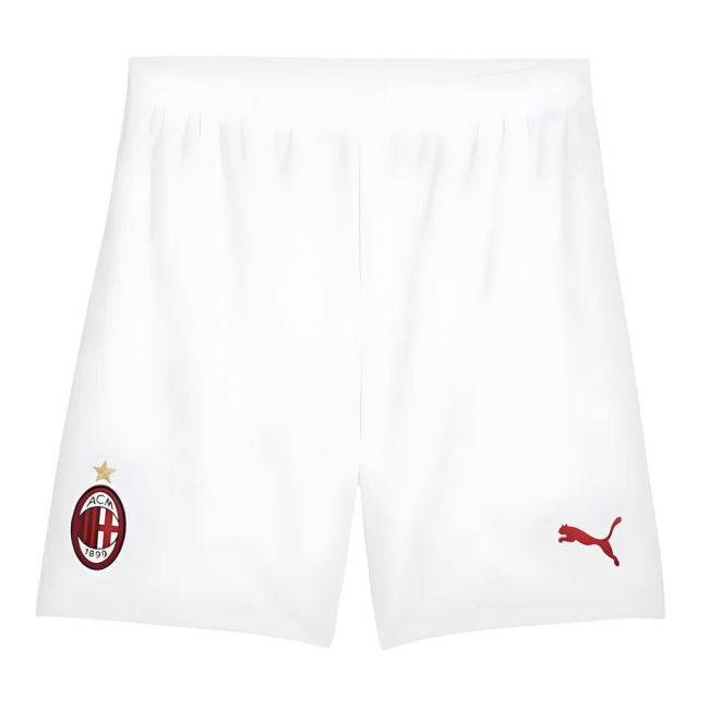 2024-2025 AC Milan Home Shorts (White)