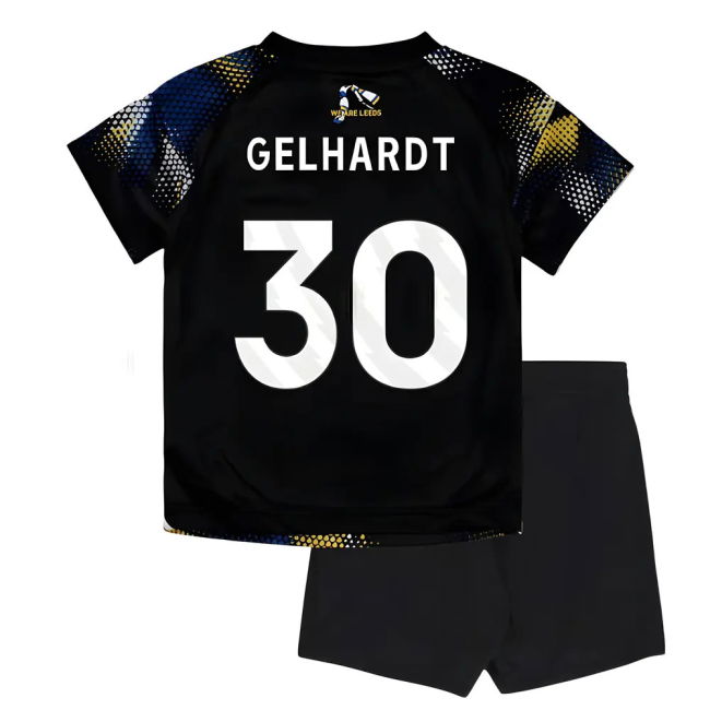 Stylish Leeds 2025-2026 Leeds United Third Baby Kit (Gelhardt 30) f...